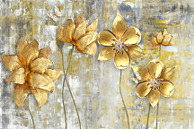 Obraz Veľké zlaté kvety